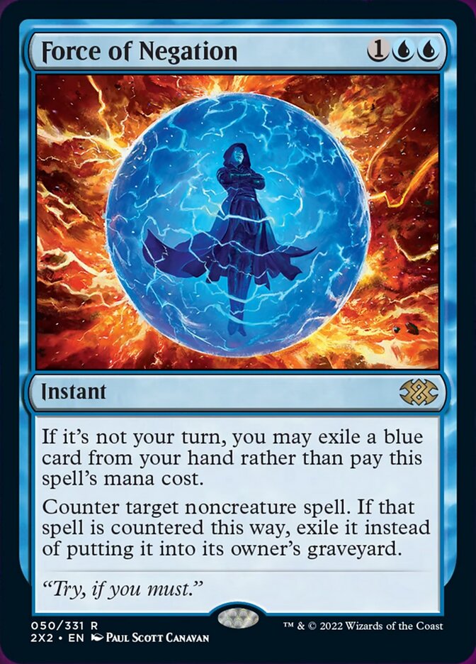 Force of Negation [Double Masters 2022] | Exor Games Bridgewater