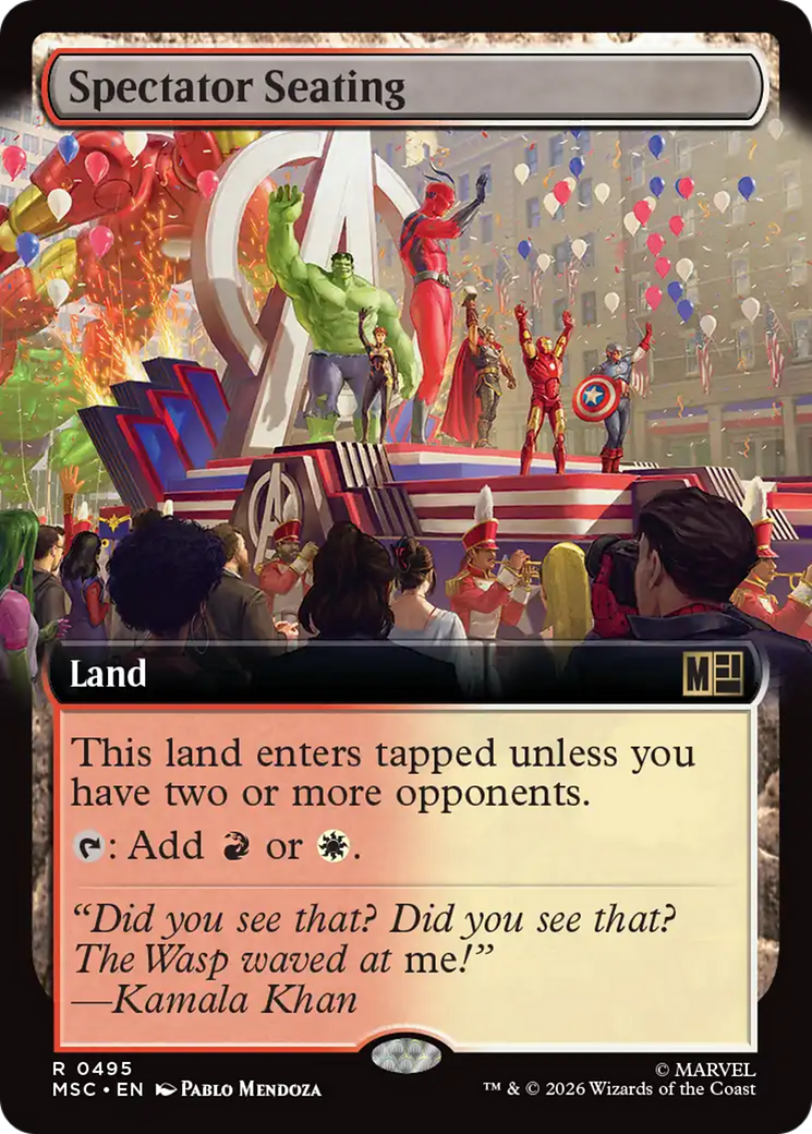 Spectator Seating (Extended Art) [Marvel Super Heroes Commander] | Exor Games Bridgewater