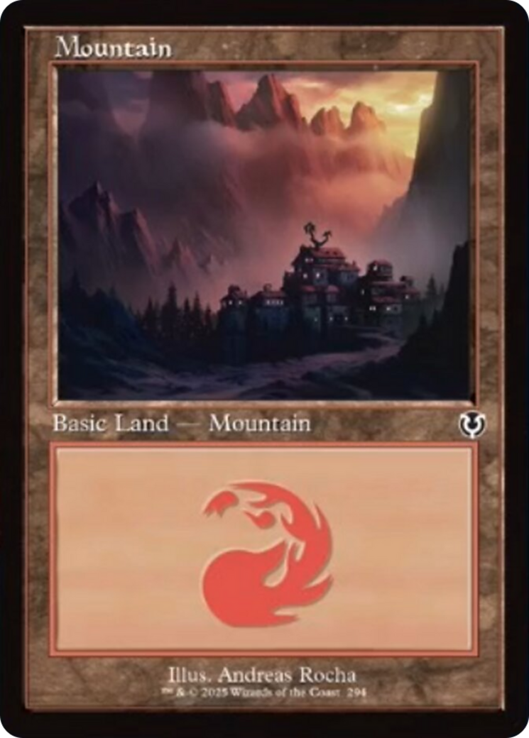 Mountain (294) (Retro Frame) [Innistrad Remastered] | Exor Games Bridgewater