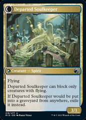 Devoted Grafkeeper // Departed Soulkeeper [Innistrad: Midnight Hunt] | Exor Games Bridgewater