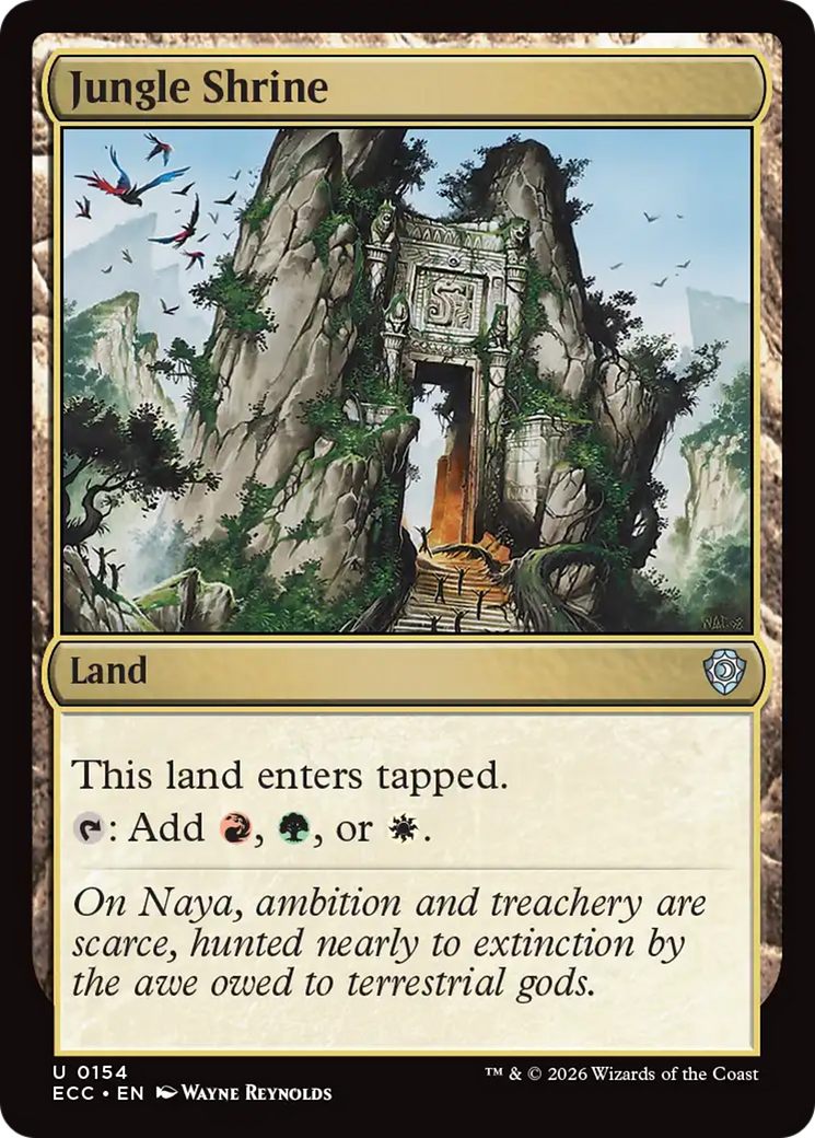 Jungle Shrine [Lorwyn Eclipsed Commander] | Exor Games Bridgewater