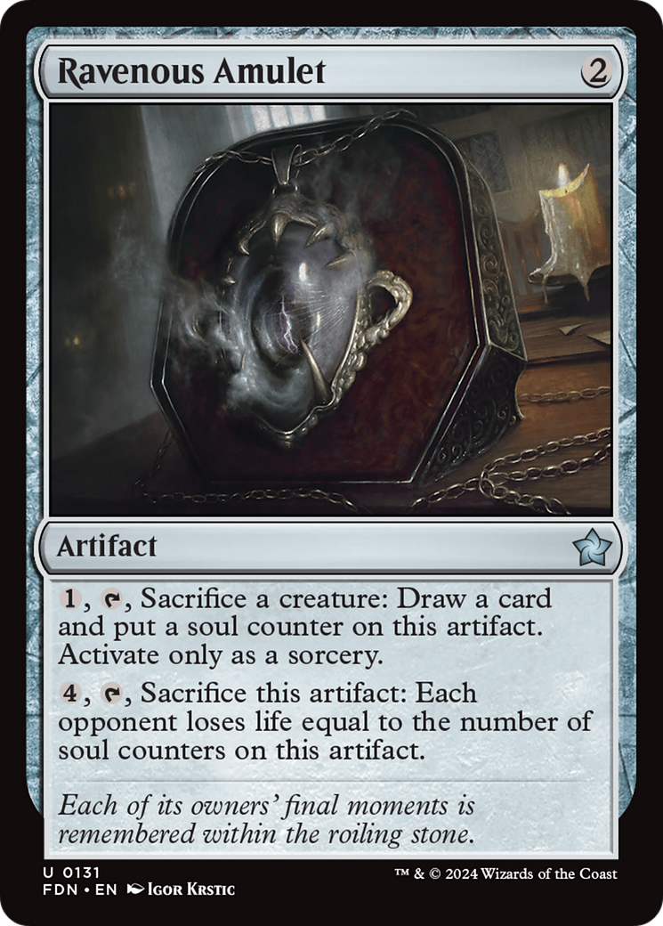 Ravenous Amulet [Foundations] | Exor Games Bridgewater