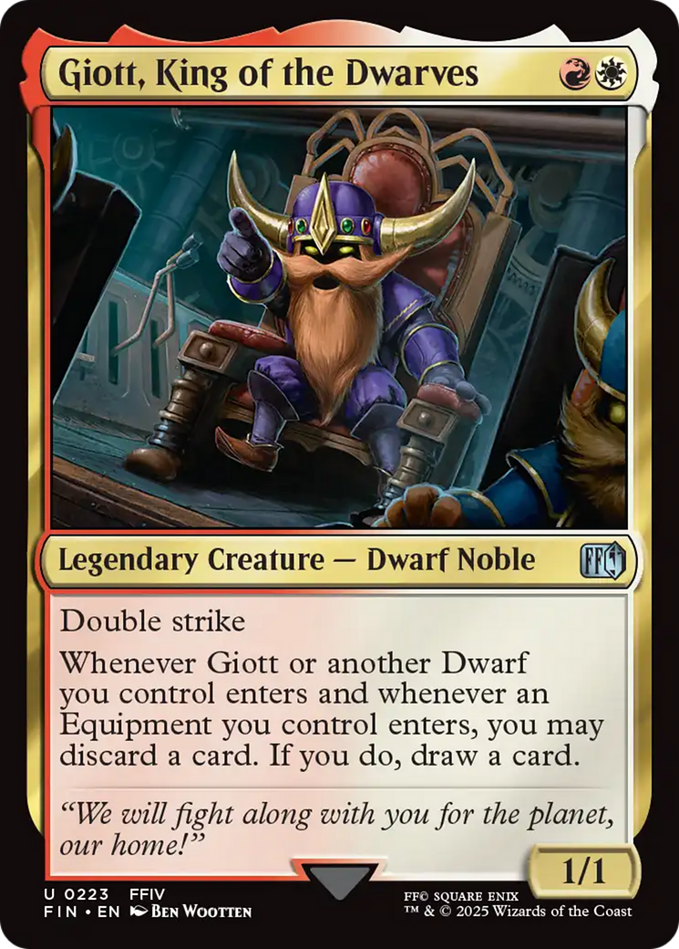 Giott, King of the Dwarves [FINAL FANTASY] | Exor Games Bridgewater