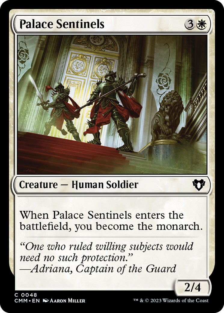 Palace Sentinels [Commander Masters] | Exor Games Bridgewater