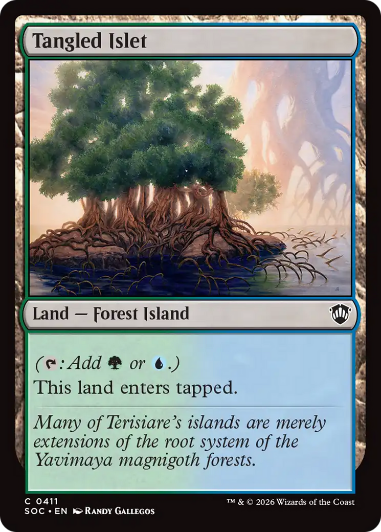 Tangled Islet [Secrets of Strixhaven Commander] | Exor Games Bridgewater