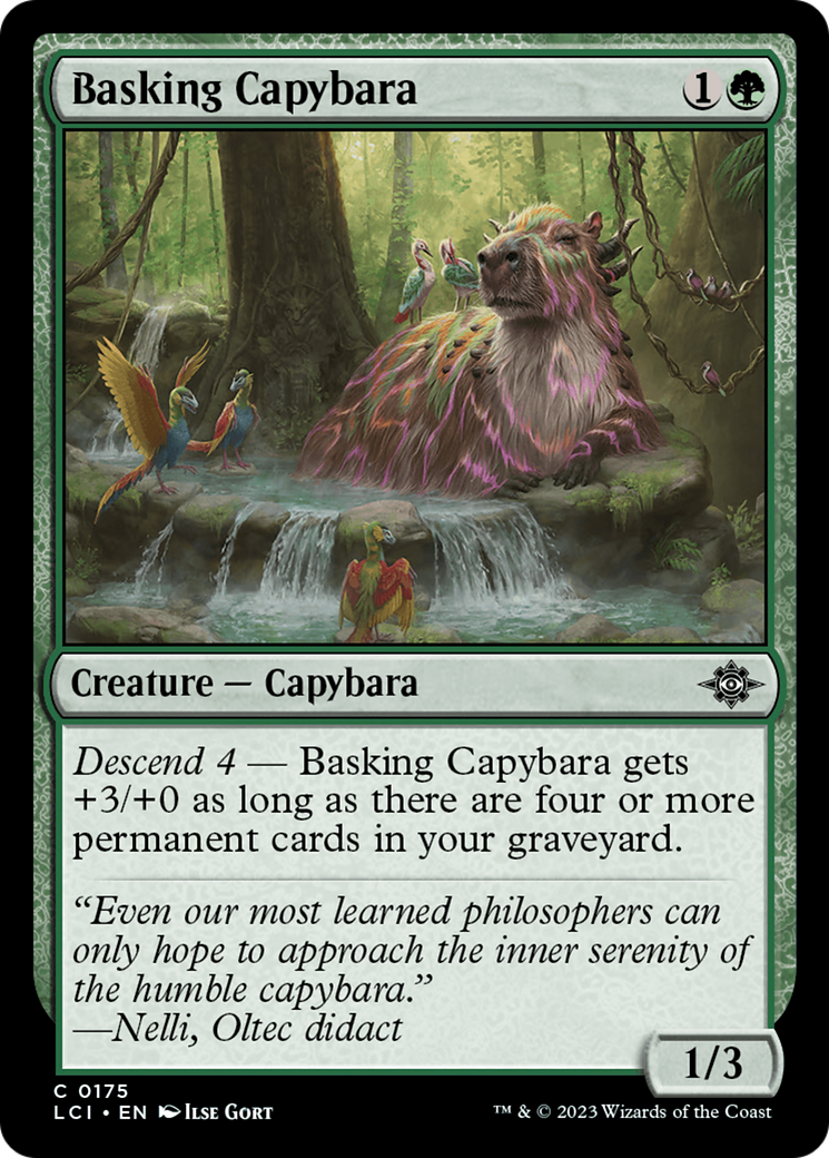 Basking Capybara [The Lost Caverns of Ixalan] | Exor Games Bridgewater