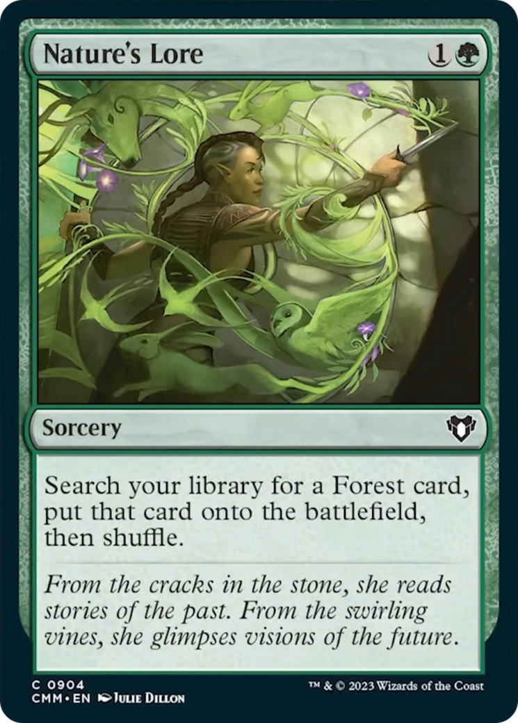 Nature's Lore [Commander Masters] | Exor Games Bridgewater