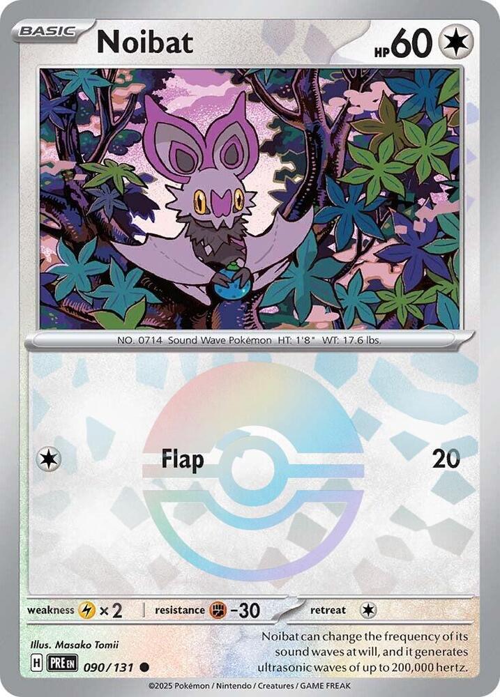 Noibat (090/131) (Poke Ball Pattern) [Scarlet & Violet: Prismatic Evolutions] | Exor Games Bridgewater