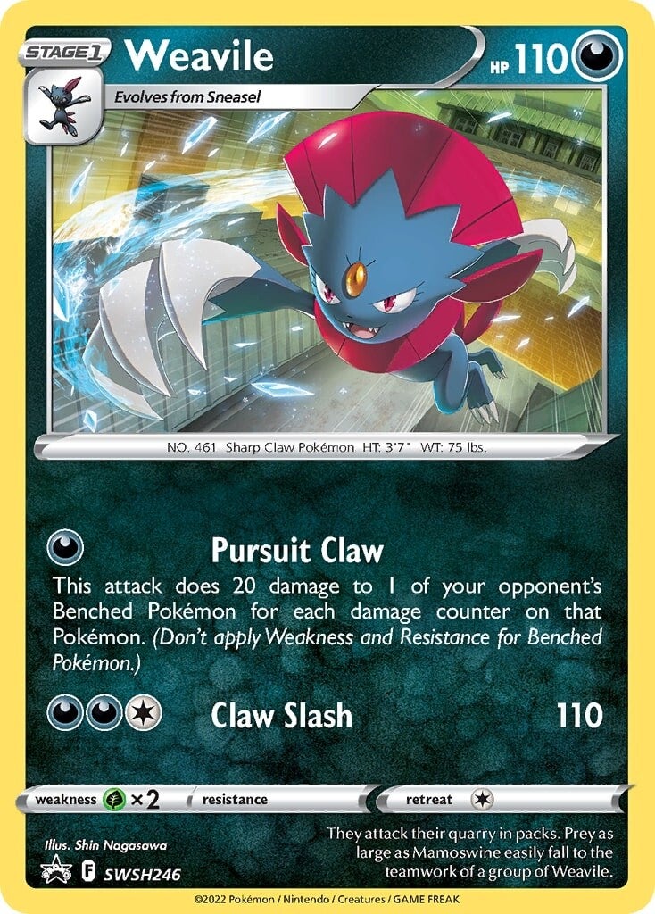 Weavile (SWSH246) [Sword & Shield: Black Star Promos] | Exor Games Bridgewater