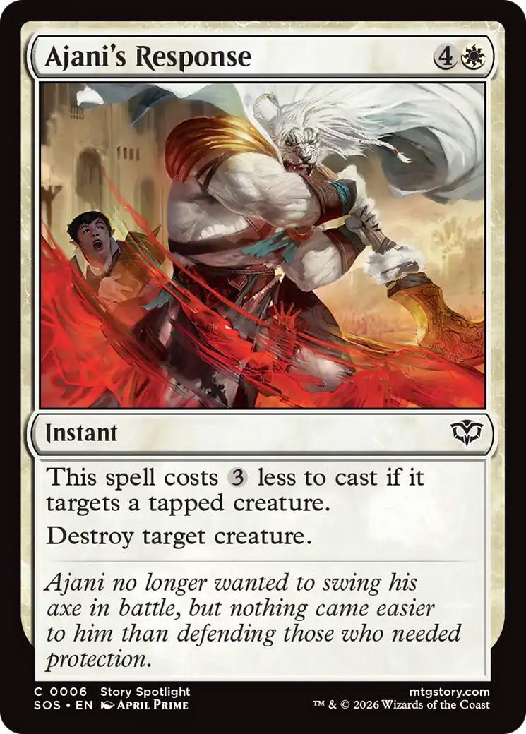 Ajani's Response [Secrets of Strixhaven] | Exor Games Bridgewater