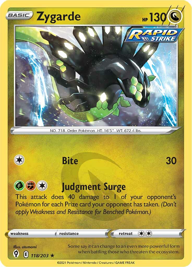 Zygarde (118/203) [Sword & Shield: Evolving Skies] | Exor Games Bridgewater