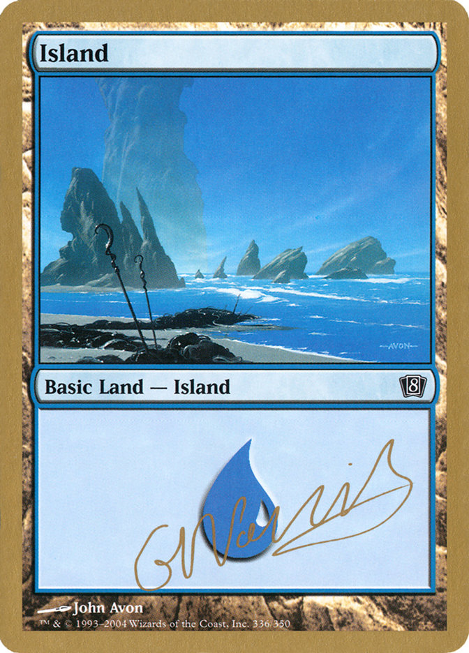 Island (gn336) (Gabriel Nassif) [World Championship Decks 2004] | Exor Games Bridgewater