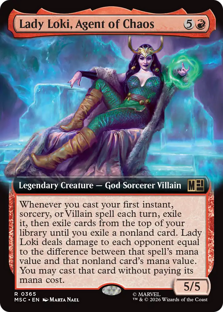 Lady Loki, Agent of Chaos (Extended Art) [Marvel Super Heroes Commander] | Exor Games Bridgewater