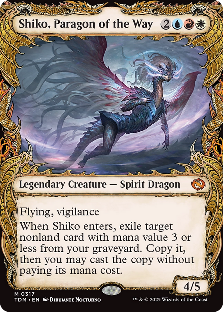 Shiko, Paragon of the Way (Showcase) [Tarkir: Dragonstorm] | Exor Games Bridgewater