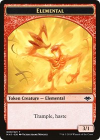 Elemental (009) // Goblin Double-Sided Token [Modern Horizons Tokens] | Exor Games Bridgewater