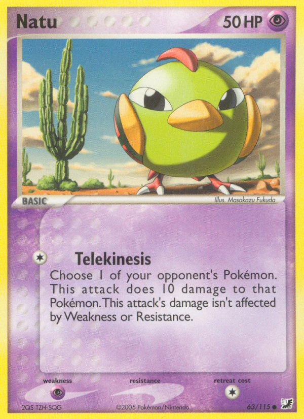 Natu (63/115) [EX: Unseen Forces] | Exor Games Bridgewater