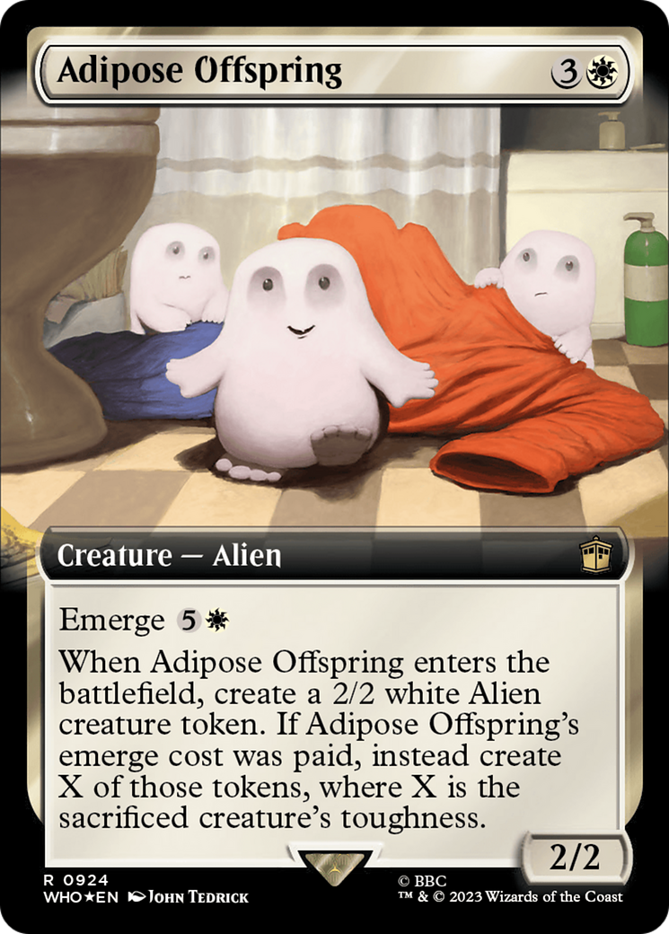 Adipose Offspring (Extended Art) (Surge Foil) [Doctor Who] | Exor Games Bridgewater