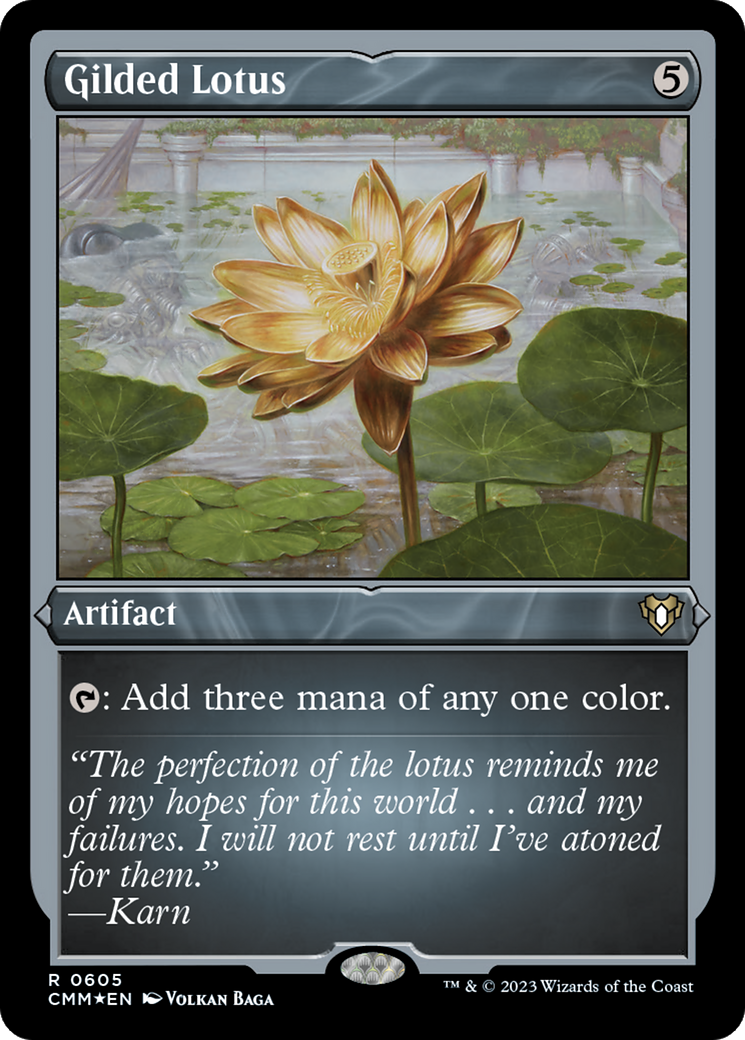 Gilded Lotus (Foil Etched) [Commander Masters] | Exor Games Bridgewater