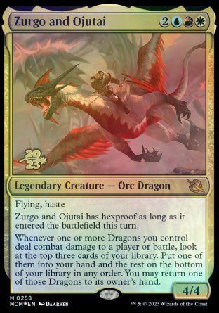 Zurgo and Ojutai [March of the Machine Prerelease Promos] | Exor Games Bridgewater