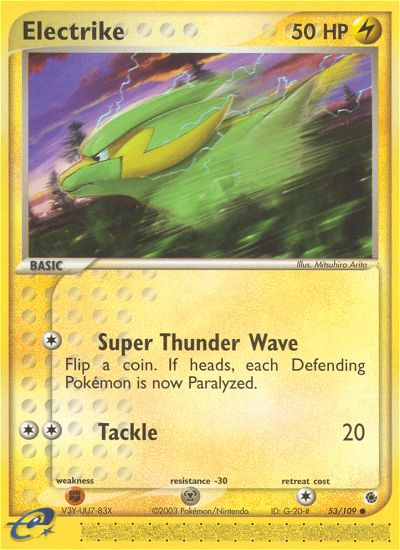 Electrike (53/109) [EX: Ruby & Sapphire] | Exor Games Bridgewater