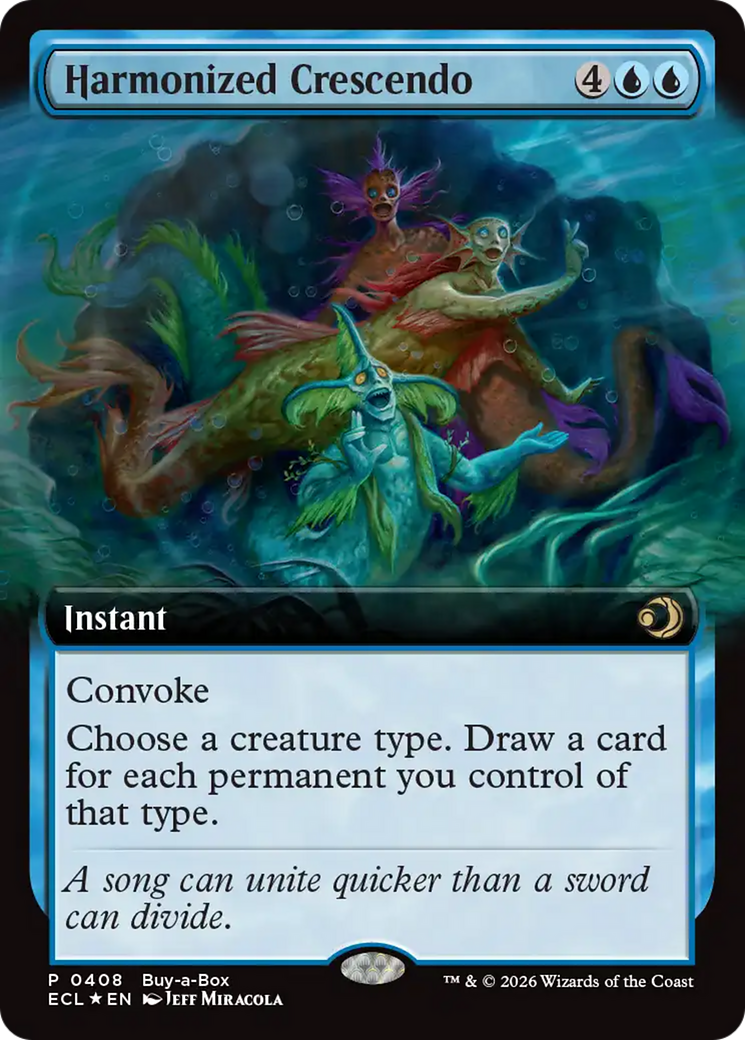 Harmonized Crescendo (Extended Art) (Buy-A-Box) [Lorwyn Eclipsed] | Exor Games Bridgewater