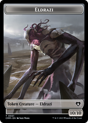 Eldrazi // Knight Double-Sided Token [Commander Masters Tokens] | Exor Games Bridgewater