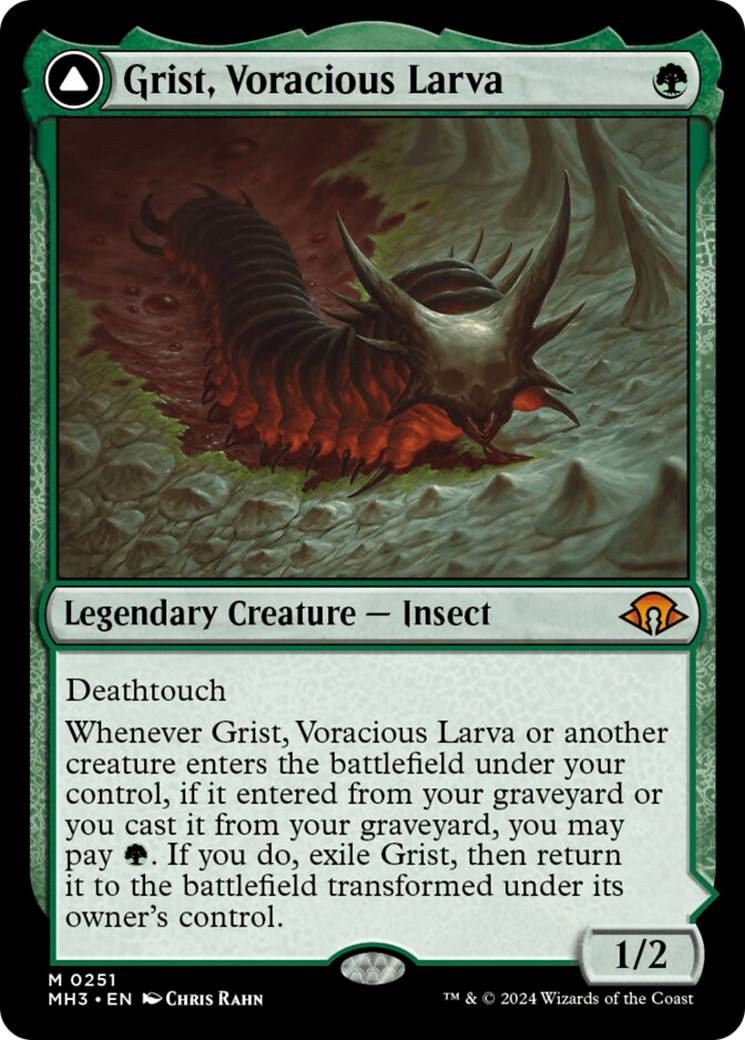 Grist, Voracious Larva // Grist, the Plague Swarm [Modern Horizons 3] | Exor Games Bridgewater