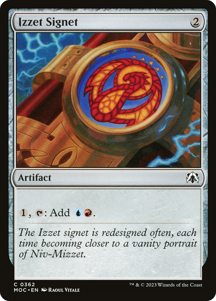Izzet Signet [March of the Machine Commander] | Exor Games Bridgewater