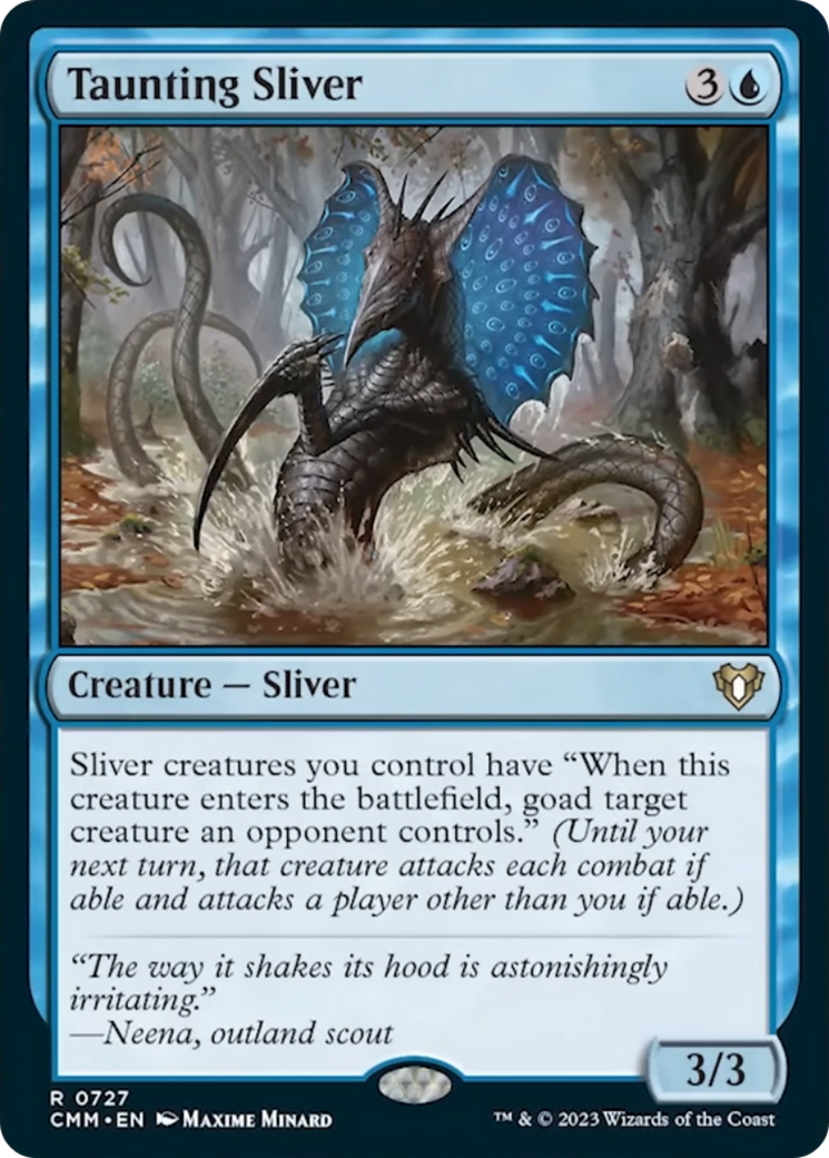 Taunting Sliver [Commander Masters] | Exor Games Bridgewater