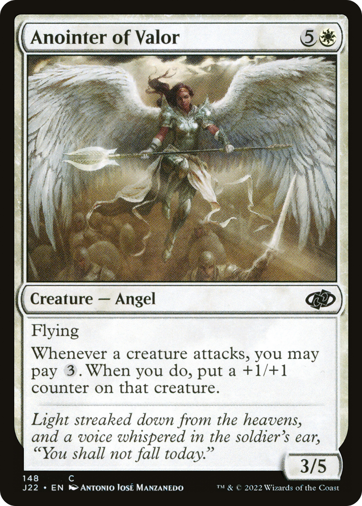 Anointer of Valor [Jumpstart 2022] | Exor Games Bridgewater