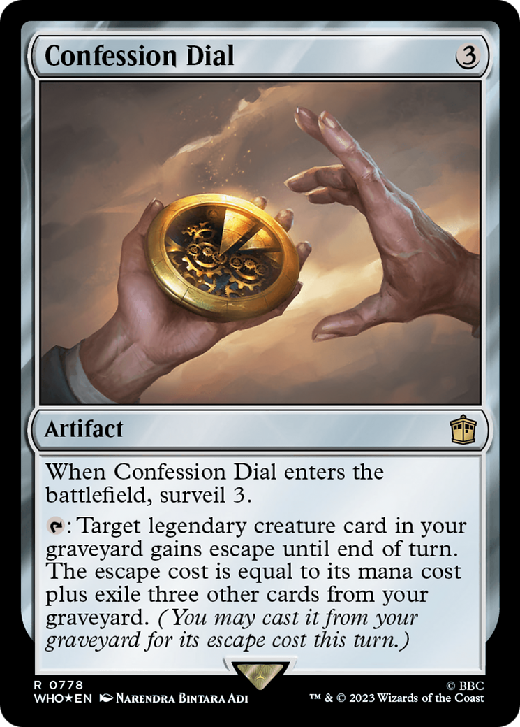 Confession Dial (Surge Foil) [Doctor Who] | Exor Games Bridgewater