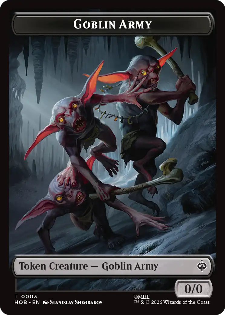 Goblin Army (0003) // Wolf Double-Sided Token [The Hobbit Tokens] | Exor Games Bridgewater