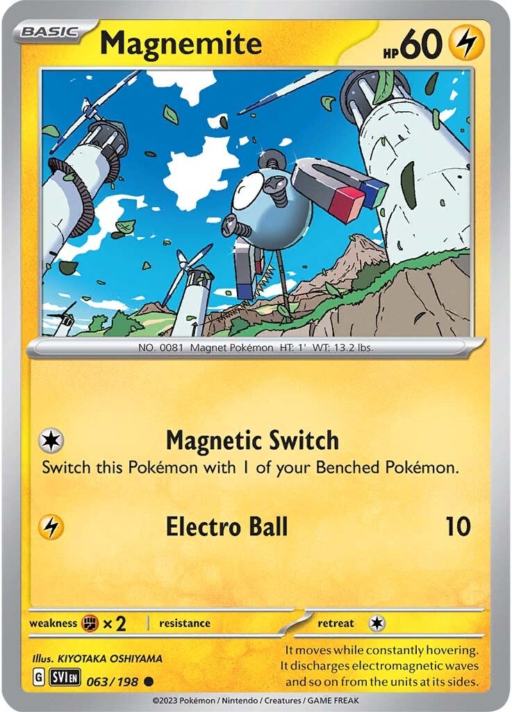 Magnemite (063/198) [Scarlet & Violet: Base Set] | Exor Games Bridgewater