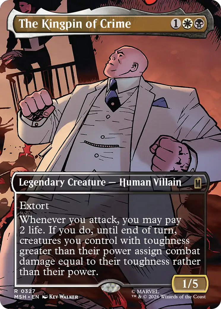 The Kingpin of Crime (Borderless) (0327) [Marvel Super Heroes] | Exor Games Bridgewater