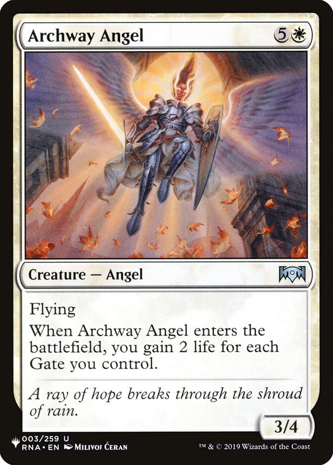 Archway Angel [The List] | Exor Games Bridgewater