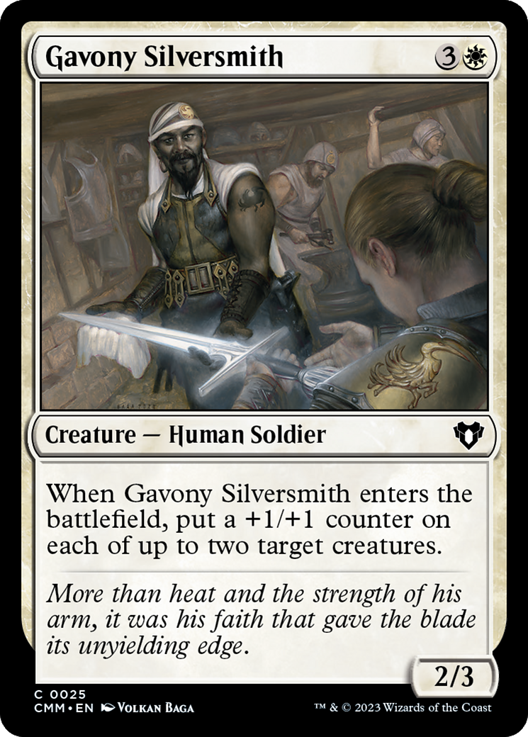 Gavony Silversmith [Commander Masters] | Exor Games Bridgewater