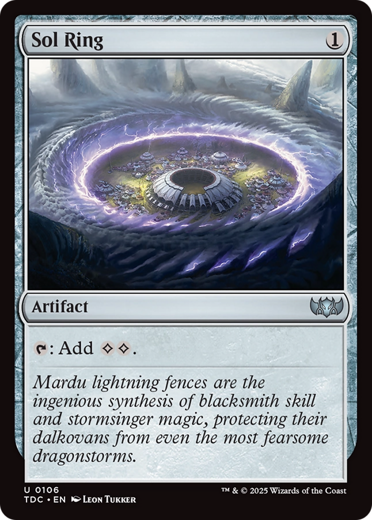 Sol Ring [Tarkir: Dragonstorm Commander] | Exor Games Bridgewater