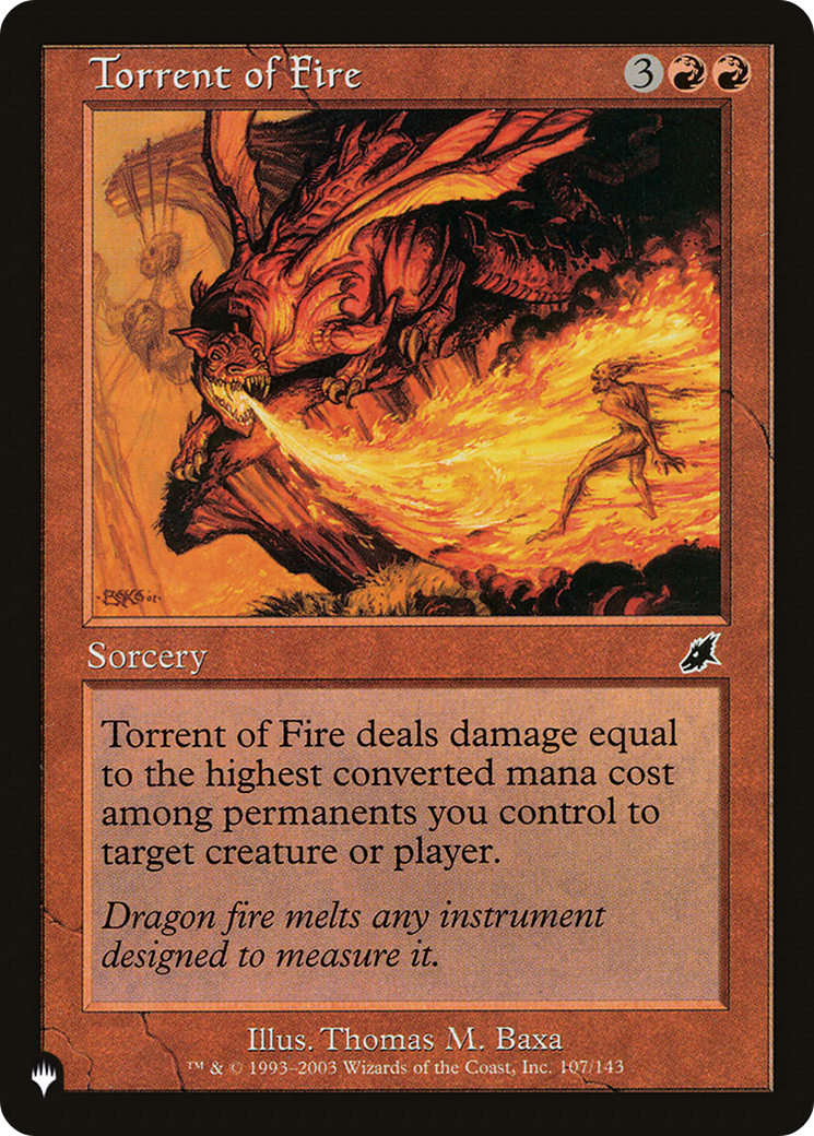 Torrent of Fire [The List Reprints] | Exor Games Bridgewater