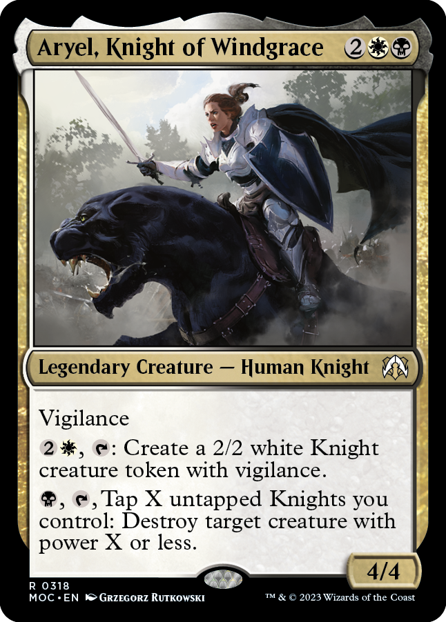 Aryel, Knight of Windgrace [March of the Machine Commander] | Exor Games Bridgewater