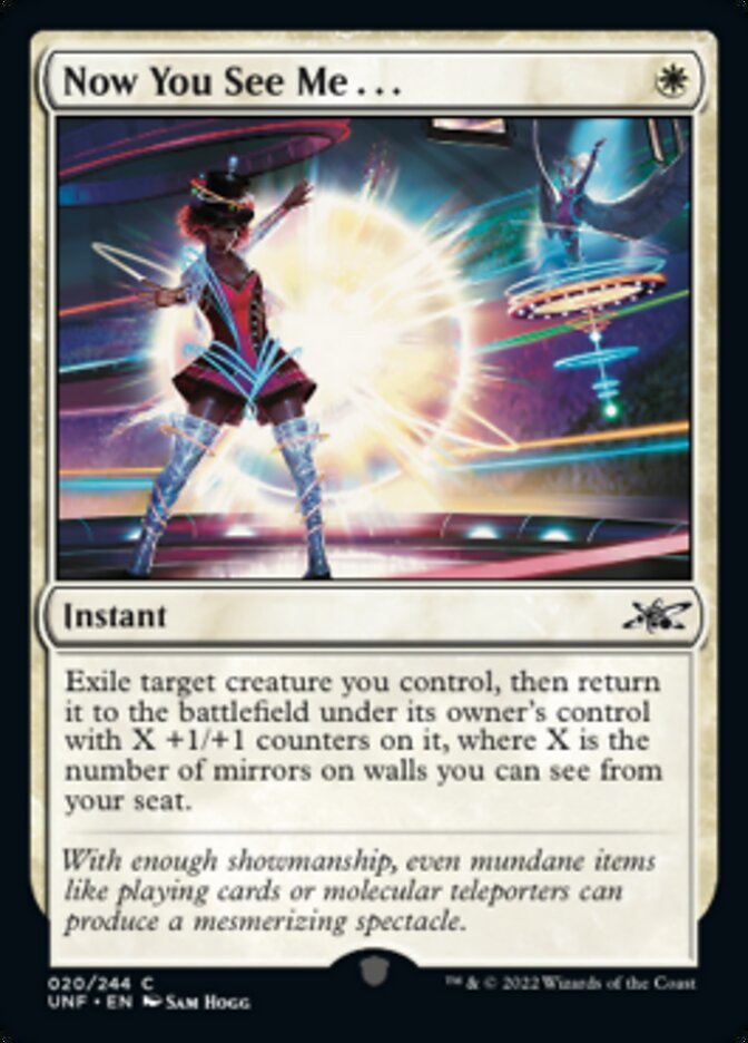 Now You See Me . . . [Unfinity] | Exor Games Bridgewater