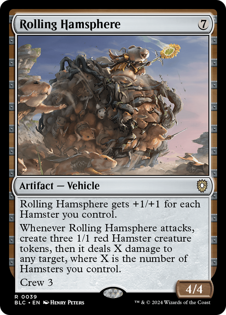 Rolling Hamsphere [Bloomburrow Commander] | Exor Games Bridgewater