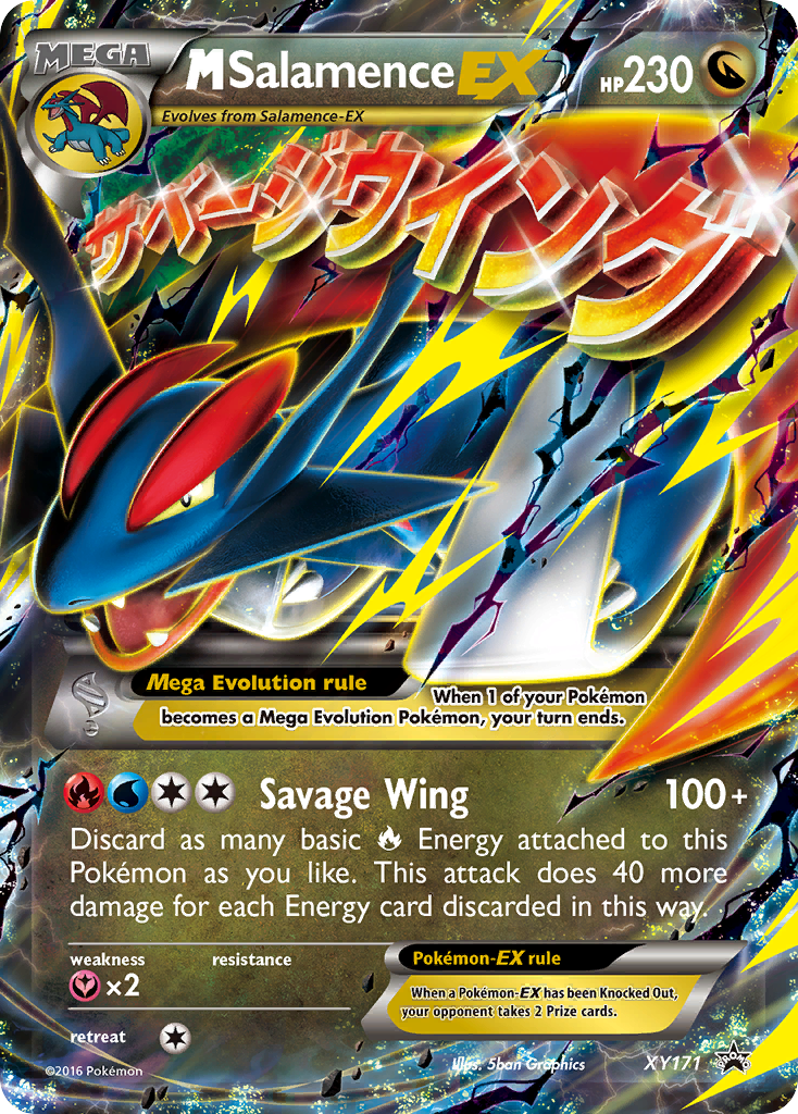 M Salamence EX (XY171) [XY: Black Star Promos] | Exor Games Bridgewater