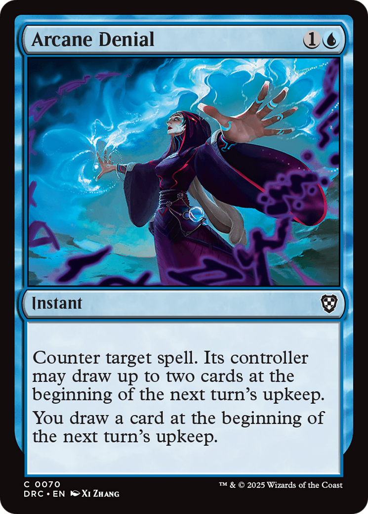 Arcane Denial [Aetherdrift Commander] | Exor Games Bridgewater