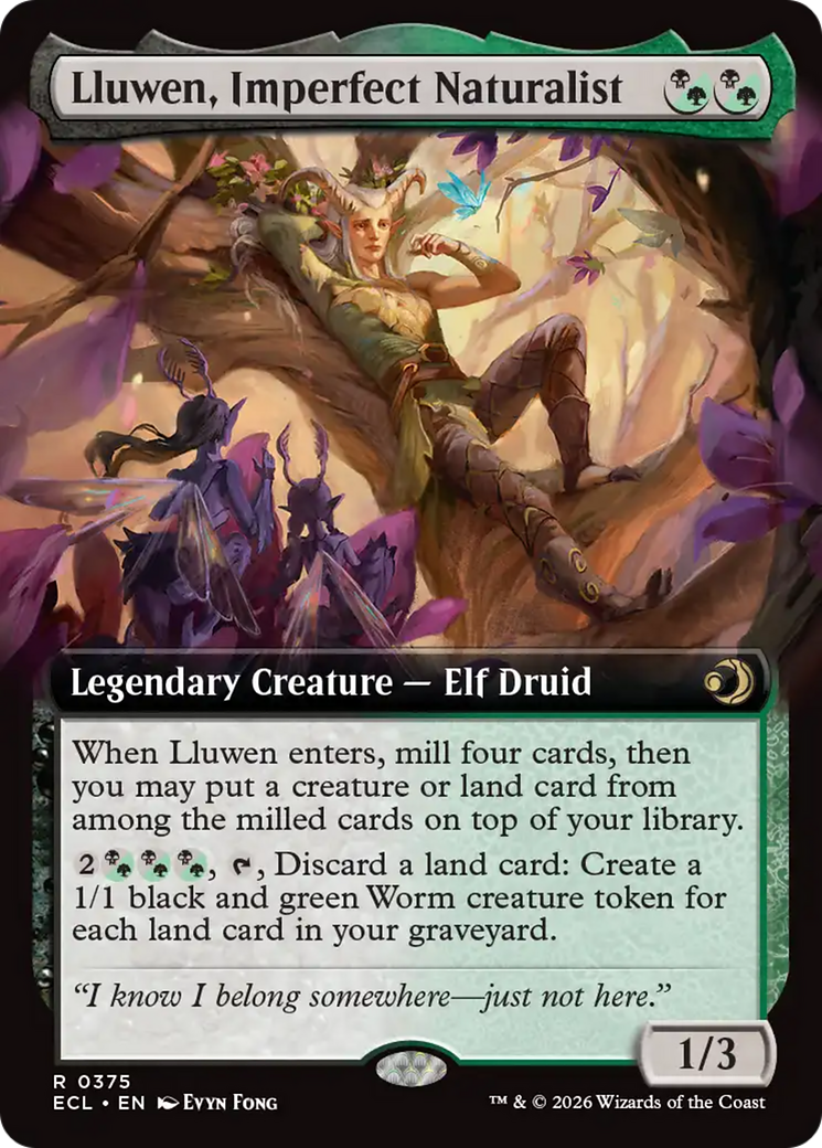 Lluwen, Imperfect Naturalist (Extended Art) [Lorwyn Eclipsed] | Exor Games Bridgewater
