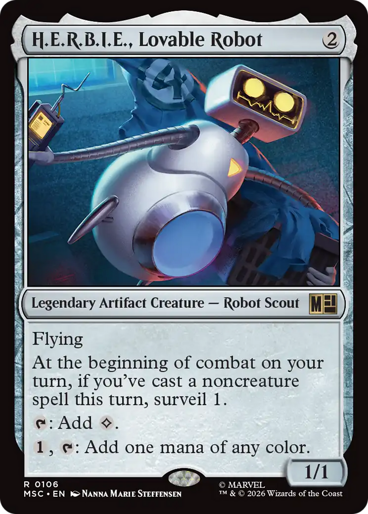 H.E.R.B.I.E., Lovable Robot [Marvel Super Heroes Commander] | Exor Games Bridgewater