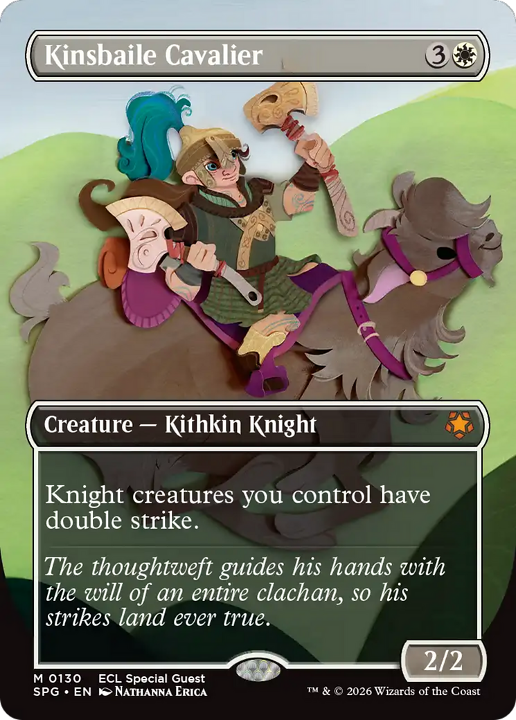 Kinsbaile Cavalier (Borderless) [Lorwyn Eclipsed Special Guests] | Exor Games Bridgewater