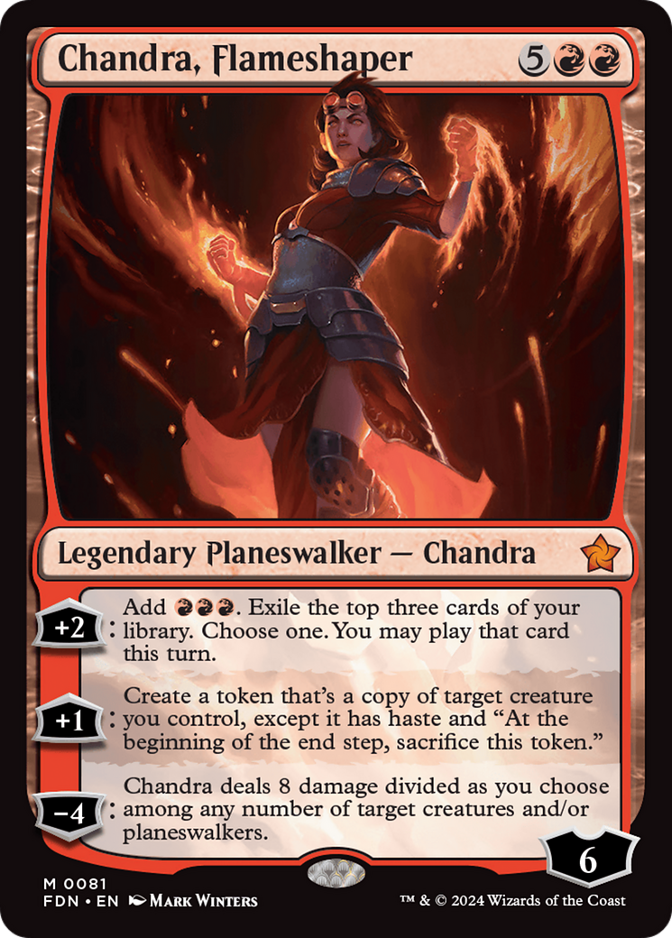 Chandra, Flameshaper [Foundations] | Exor Games Bridgewater