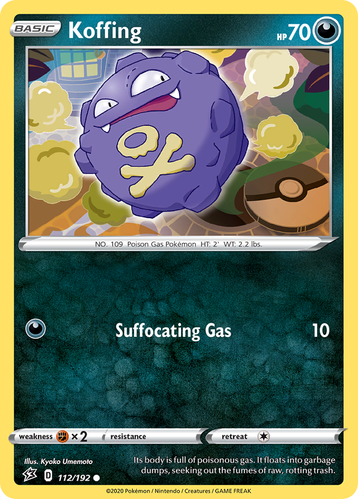 Koffing (112/192) [Sword & Shield: Rebel Clash] | Exor Games Bridgewater