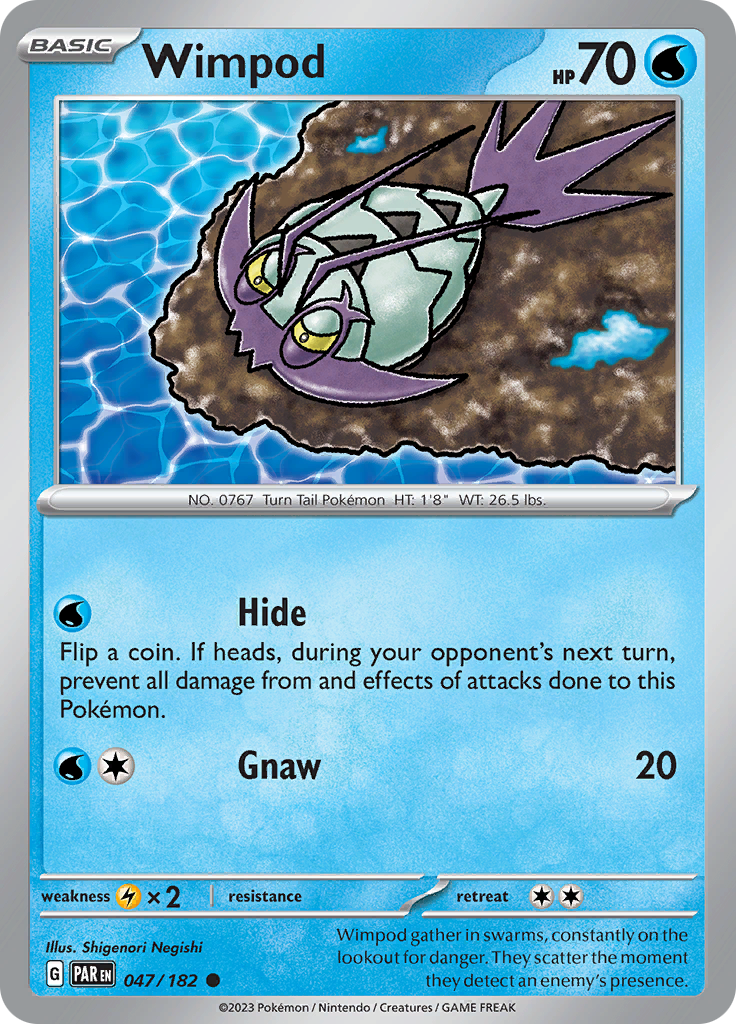 Wimpod (047/182) [Scarlet & Violet: Paradox Rift] | Exor Games Bridgewater