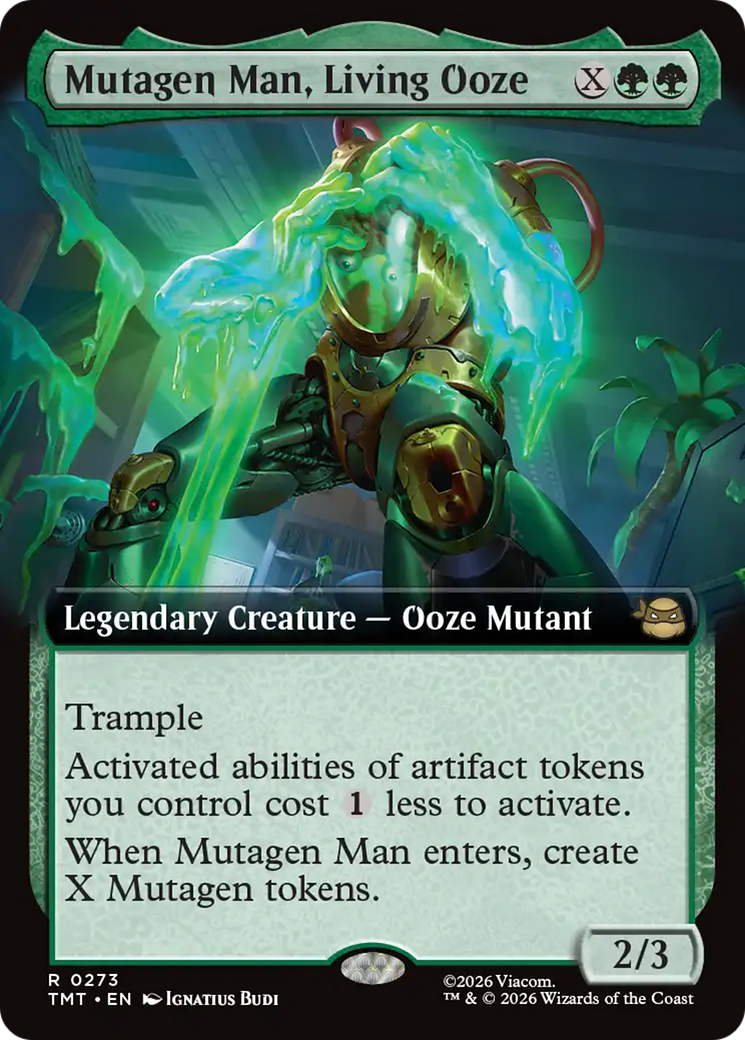 Mutagen Man, Living Ooze (Extended Art) [Teenage Mutant Ninja Turtles] | Exor Games Bridgewater